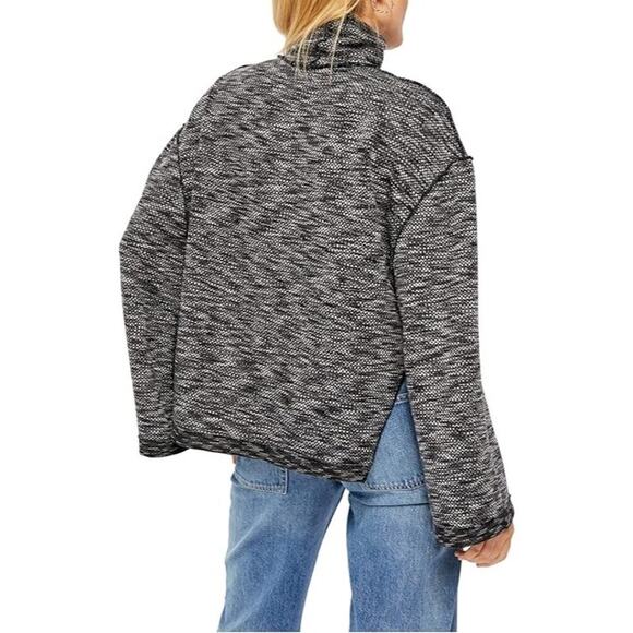 FREE PEOPLE We The Free Sunny Days Turtleneck Wide-Sleeve Sweater Size S - Picture 3 of 9